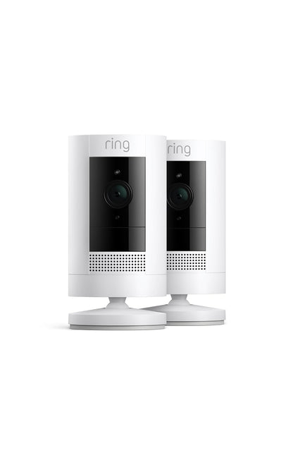 Ring Cámara para Exteriores Inalámbrica - Blanco - 2 cámaras - Solo cámara