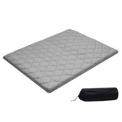 VEVOR Colchoneta Tatami Plegable, Tipo Futón Japonés - Gris - 2032 x 1524 x 63,5 mm