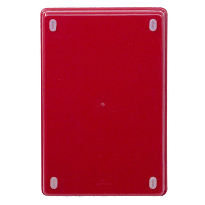 Glad - Bandeja de almacenamiento de plástico para cajones, organizador resistente para el hogar, cocina, baño, recámara, oficina, pies antideslizantes, rojo, 9 x 6 pulgadas