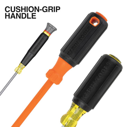 KLEIN TOOLS 85850 | Juego Electricista 9 Piezas | Desarmadores Para Trabajo | Ten 9 herramientas esenciales para trabajos eléctricos en un solo juego, con opciones Phillips, ranuradas y aisladas.