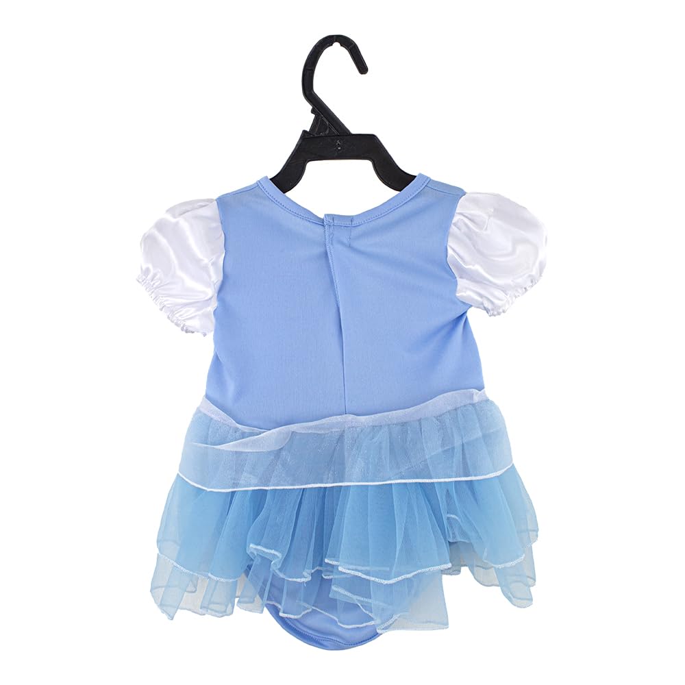 Fantasy Ruz. Disfraz para Bebé, Princesa Cenicienta, Modelo F15339-AZN12M, Color Azul, Talla 12 meses, Licencia original Disney.