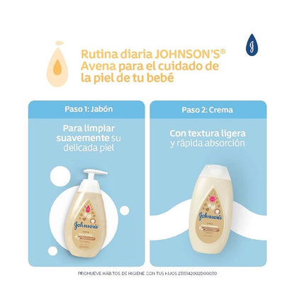 Johnson'S, Jabón Líquido Para Bebé Avena 400 Ml