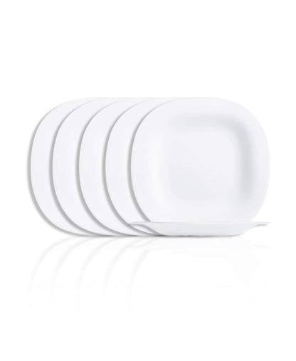 Vajilla Moderna De 18 Pzas De Opal Carine Luminarc Blanca