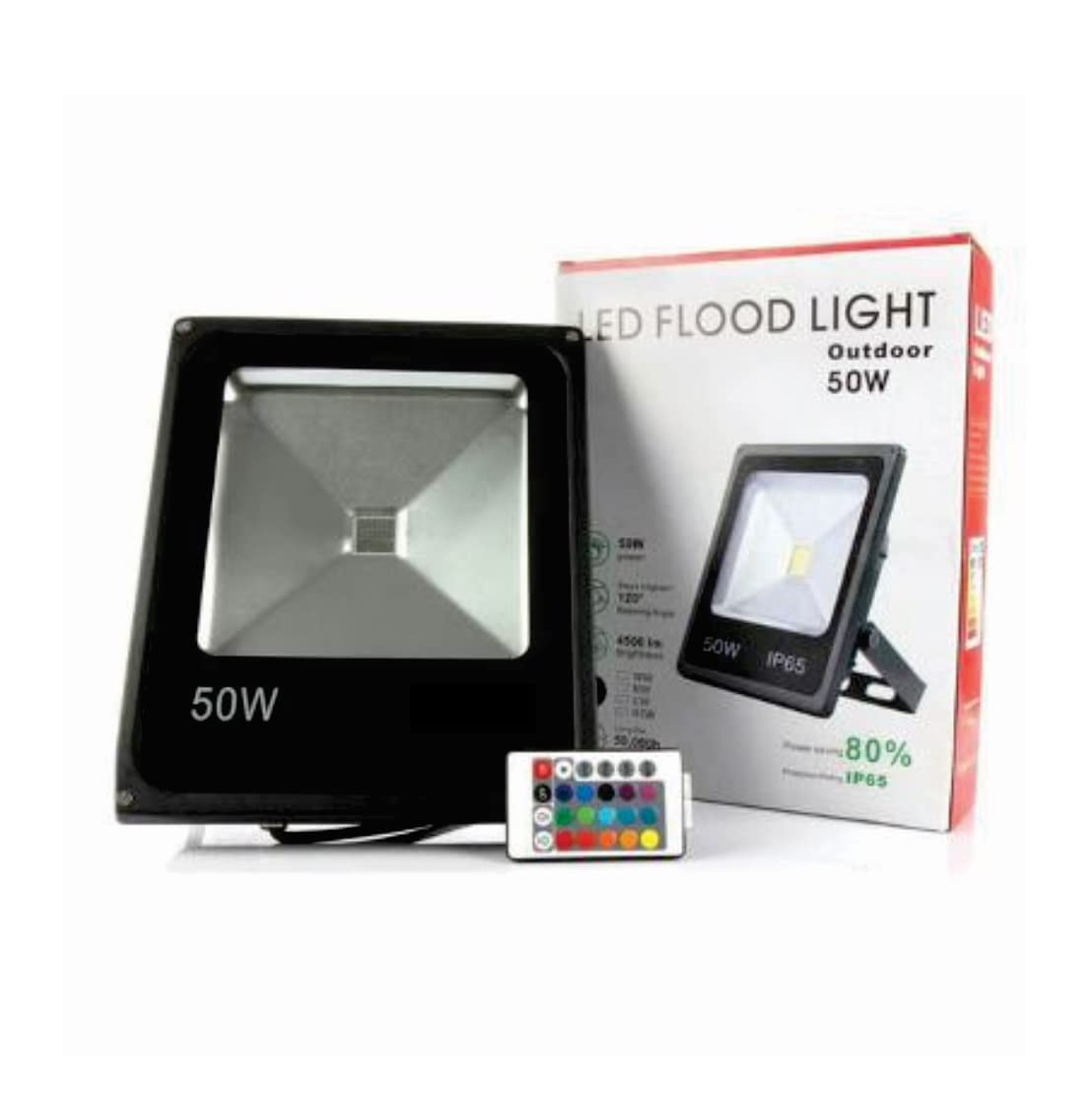 Reflector LED 50W RGB de Colores para Exterior Mil Luces