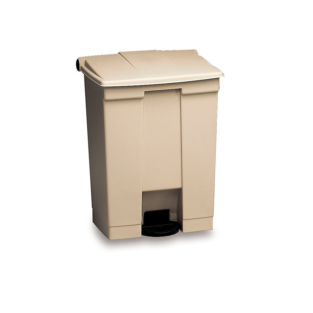 Rubbermaid Bote de Basura con Pedal 23 Galones, Plástico, Rojo - 12 Gallon - Bote de basura, 12GL, Beige - Beige