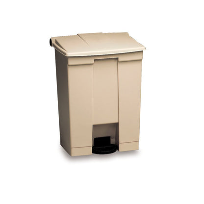 Rubbermaid Bote de Basura con Pedal 23 Galones, Plástico, Rojo - 12 Gallon - Bote de basura, 12GL, Beige - Beige