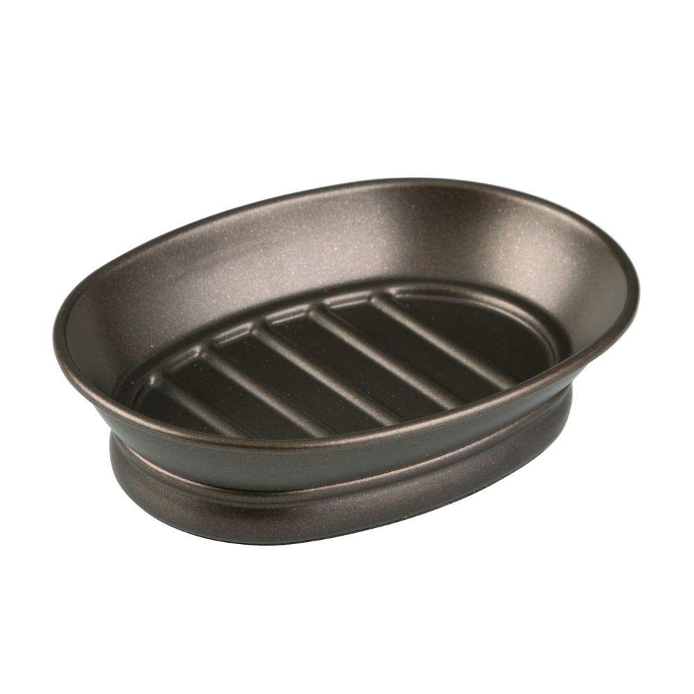 interDesign York Bath, Soap Dish, Bronze