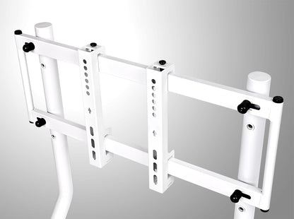 Thermaltake GR300 - Soporte para Monitor de simulador de Carreras; Monitor Individual o televisor; Pantallas de 32 a 50 Pulgadas; Montaje VESA, Acero Recubierto en Polvo; Blanco; GSC-R3M-MDSLWH-01