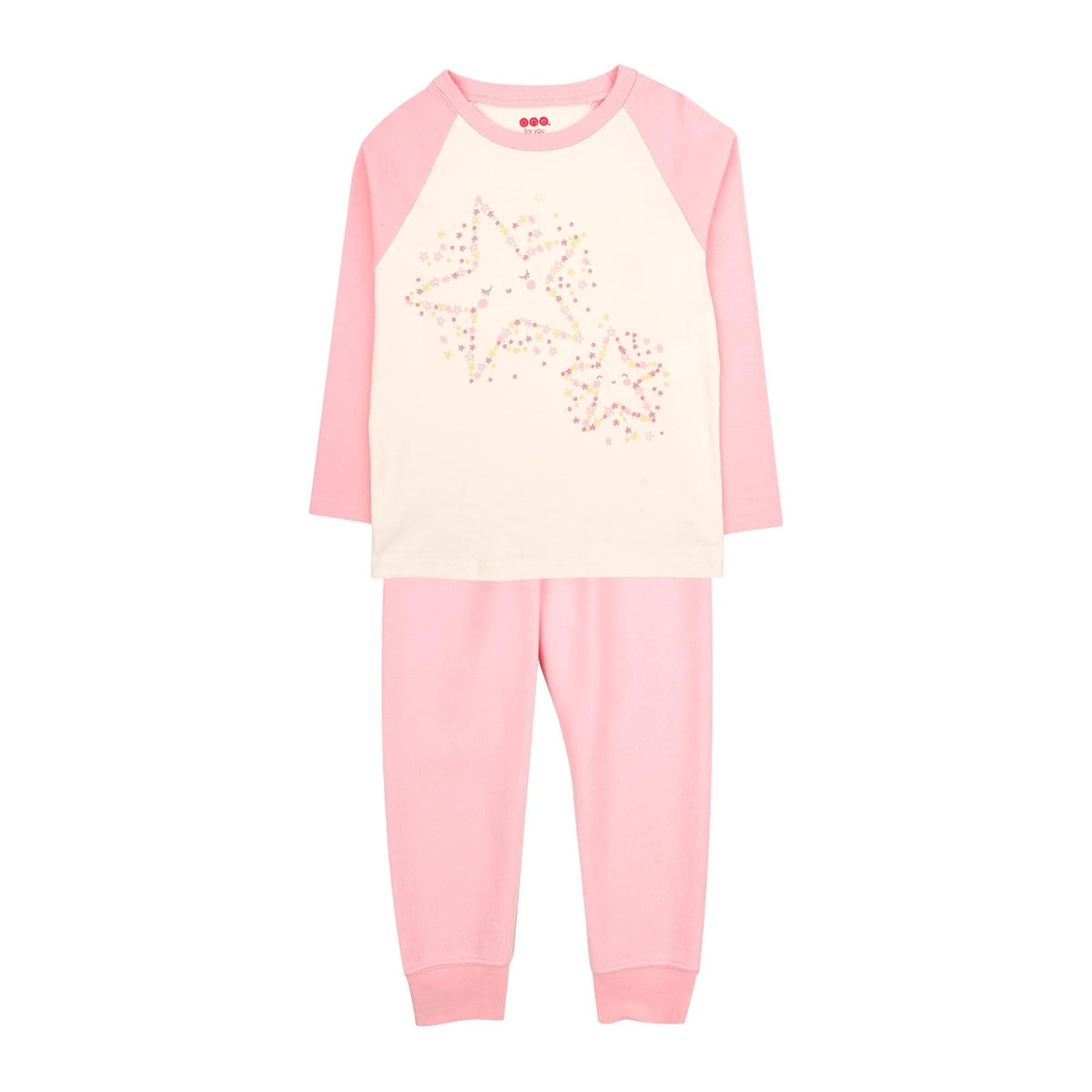 Baby Creysi Pijama para Niña Pack de 2 Algodón Hipoalergénico, Rosado, 8 Años