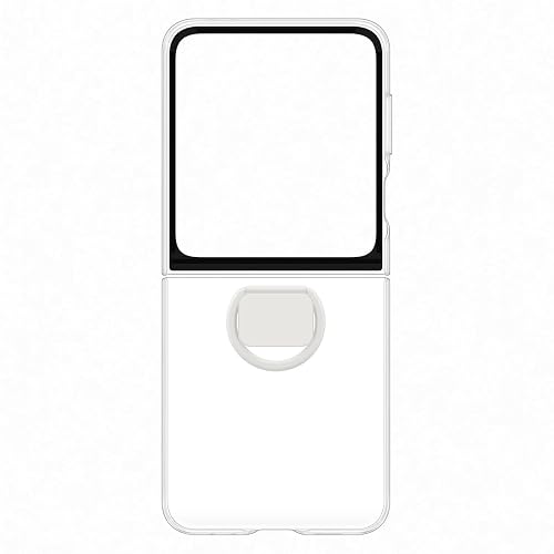 Samsung Galaxy Flip6 Clear Case with Ring Color: Transparente
