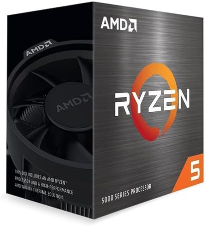 AMD Procesador Ryzen 5 5500-6 Núcleos - Socket-AM4-3.60GHz - 16MB L3 Cache (100-100000457BOX)