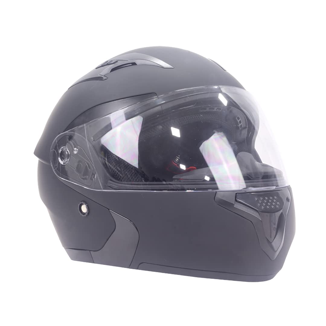 Edge Pilot Casco Abatible Motocicleta Certificado Dot Visor Doble Antivaho XL