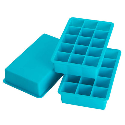 Webake Moldes Para Hielo Bandejas Para Cubitos de Hielo de Silicona Set de 3 para Whisky, Tequila, cócteles y bebidas refrescantes