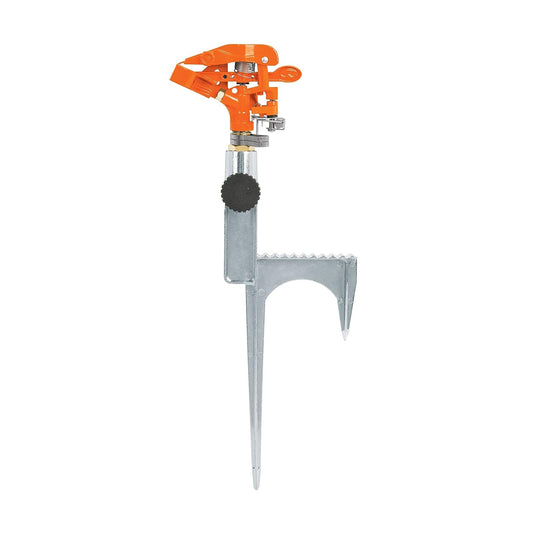 Truper ASP-11R, Aspersor metálico reforzado, estaca de escalón