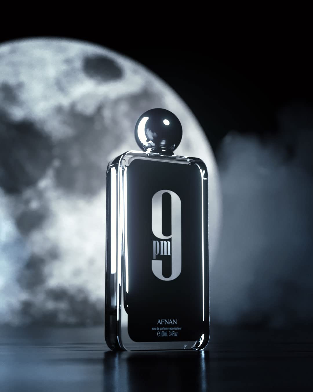 Afnan Agua de Perfume EDP 9PM para Hombres, 100 ml (Paquete de 1) | Paquete de 1