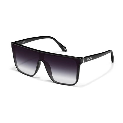 Quay - anteojos de sol para hombres y mujeres, lentes polarizadas Nightfall Remixed con protección UV, lentes de sol de gran tamaño