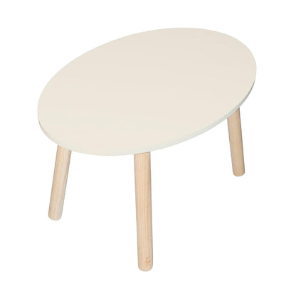 DUDUK Mesa Infantil Ovalada de Madera, 7 Colores - Ostion