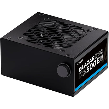 Acteck Fuente de Poder PC 500W Blazar EVO FS500E Slim Micro ATX Negro ES-05002E