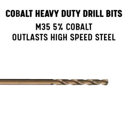 Drill America - GLBCOX617/64 Broca de extensión de aeronaves de cobalto de 17/64 x 6 pulgadas, serie GLBCO