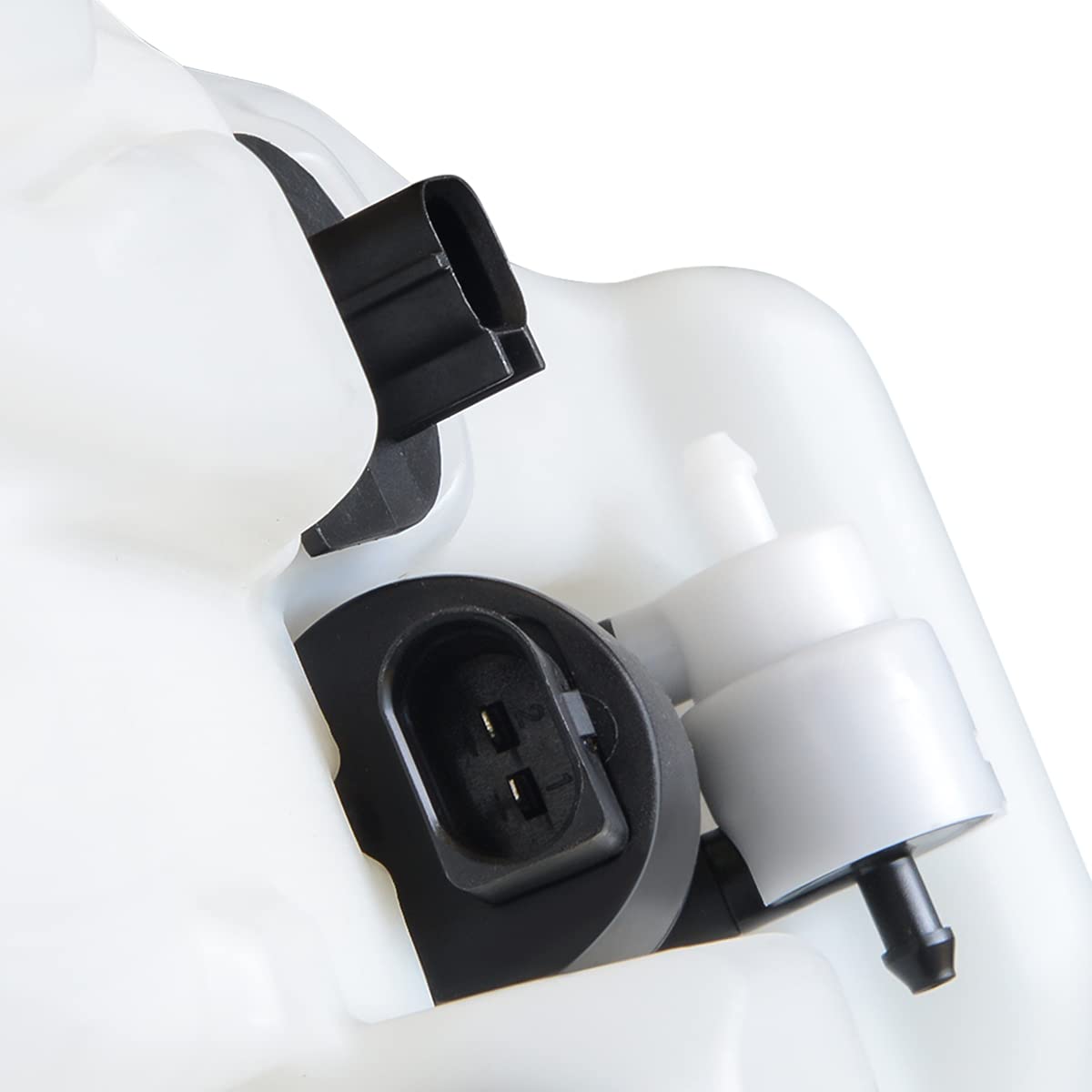 DNA Motoring OEM-WT-CH1288220 Depósito de Líquido Limpiaparabrisas con Tapa de Bomba y Sensor para Jeep Grand Cherokee 11-15, Blanco