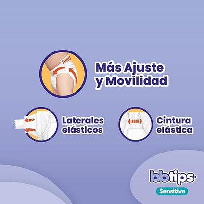 Pañales Bbtips, Talla XX Grande (6), 160 Pañales