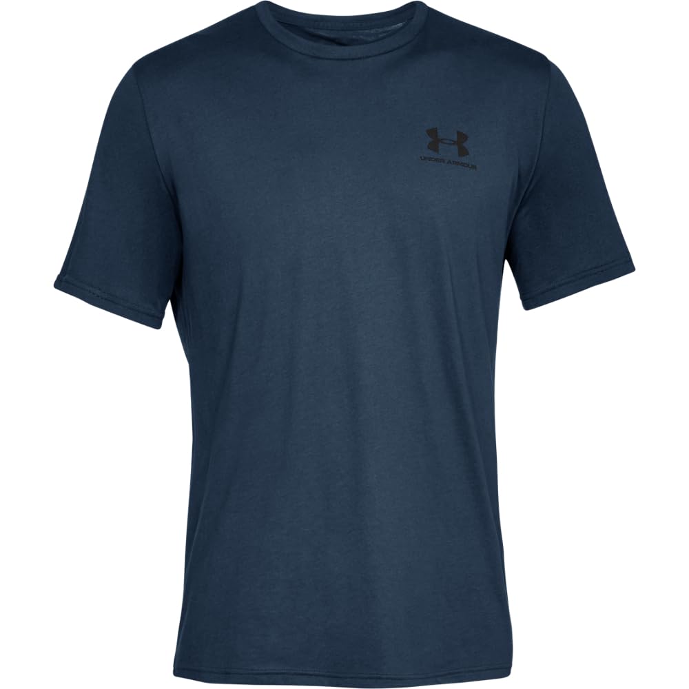 Under Armour Sportstyle - Playera de Manga Corta para Hombre - Estándar - M - Azul