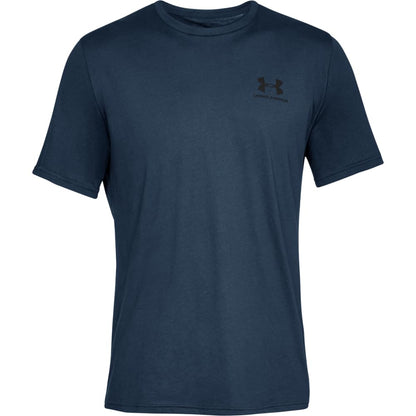 Under Armour Sportstyle - Playera de Manga Corta para Hombre - Estándar - M - Azul