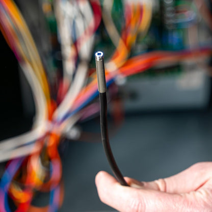 Klein Tools ET17 - utilitario con Serpiente de Cuello de Cisne Impermeable de 5,5 mm, 9,8 pies, LED, visualización LCD de 4,3 Pulgadas, Accesorios, cámara de inspección de endoscopio