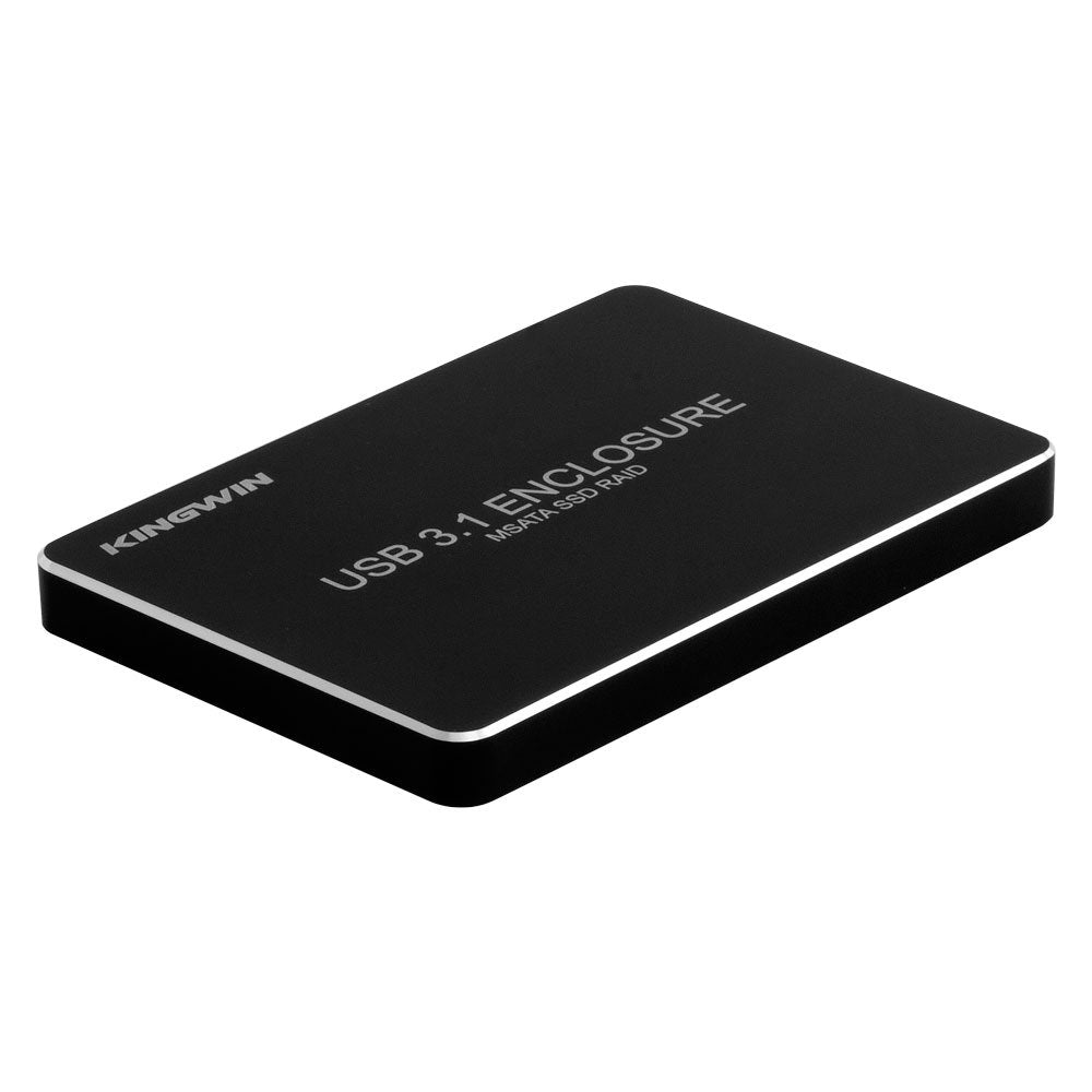 Kingwin KU-3200U3C CNC Aluminum Dual M.2 NGFF B / B+M Key SSD SATA Base Raid Externo, USB 3.1 (Gen 2 Tipo C) hasta 10 Gbps de velocidad, soporte UASP, Hot Plug & Play, LED para acceso y alimentación,