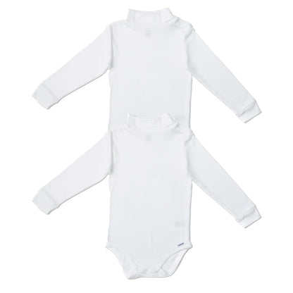 Gerber - Conjunto de 2 Monos de Manga Larga con Cuello Alto para bebÃƒ©