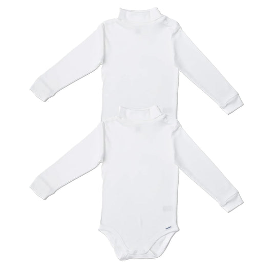 Gerber - Conjunto de 2 Monos de Manga Larga con Cuello Alto para bebÃƒ©