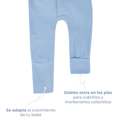 9months Baby Mameluco para Bebé Niña y Niño con Imanes Cierre Magnético Pañalero Manga Larga Algodón Suave Sin Pies Doblez Reversible Pijama Cómoda Mamelucos 4300-A