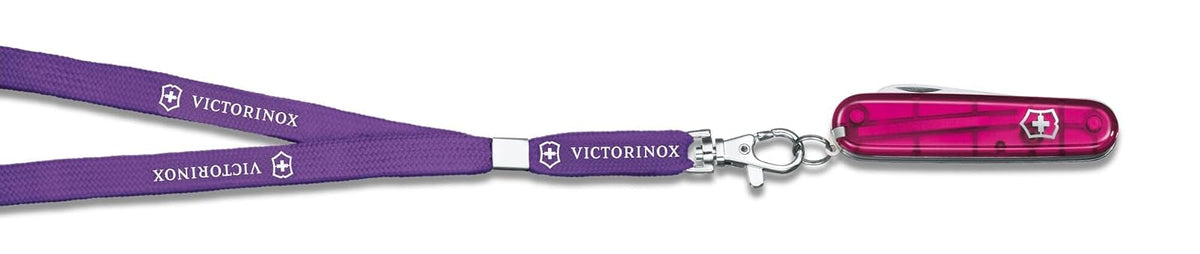 Victorinox Navaja para Niños, Color Rosa Transparente, 9 Usos