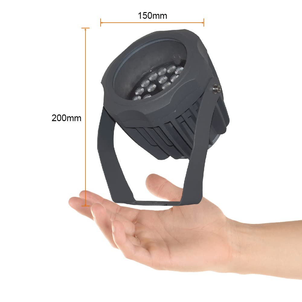 Tecnolite SUAHIL - Reflector LED Exterior 28 W , Luz de Luna Color Azul, IP66, IK08, A prueba de agua y golpes
