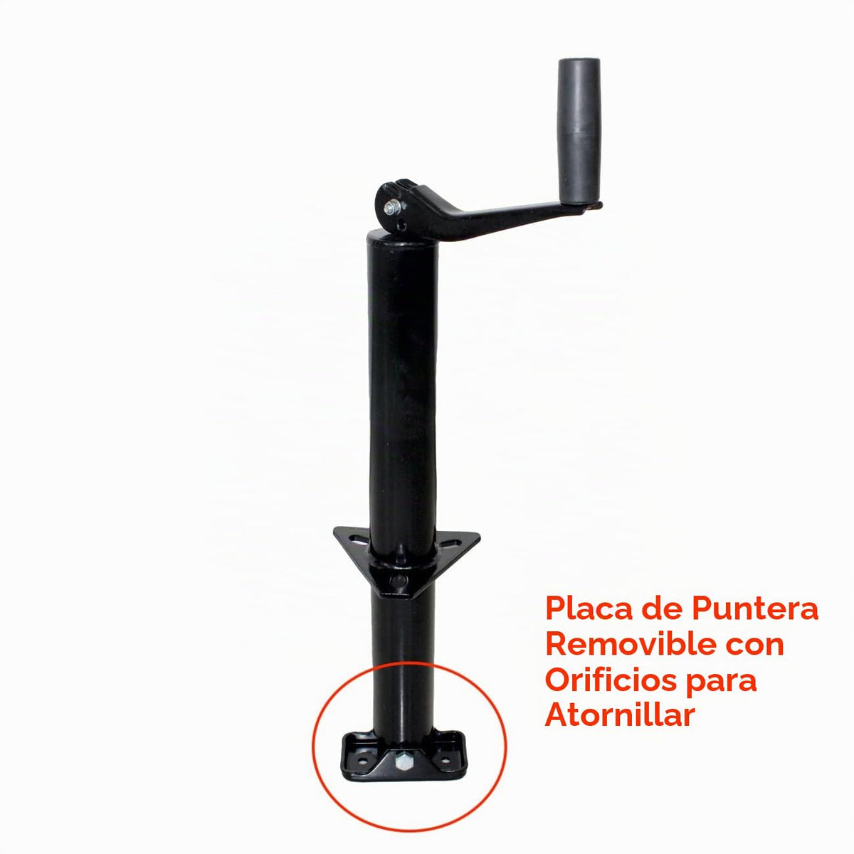 MaxxHaul Gato de Remolque con Montura en A 70159, 14 in, 2000 Libras, Viento Superior, Negro