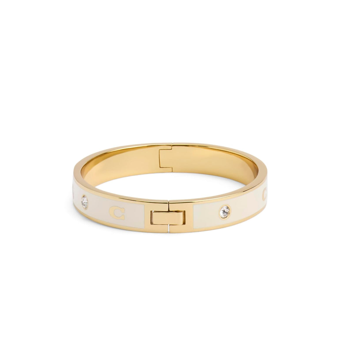 COACH - Pulsera de caballo y carro para mujer, Una talla, Latón, No es una piedra preciosa