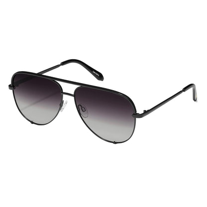 Quay - anteojos de Sol para Hombres y Mujeres, Lentes de Aviador con protección UV, Lentes de Sol de Gran tamaño (Llave Alta Grande)