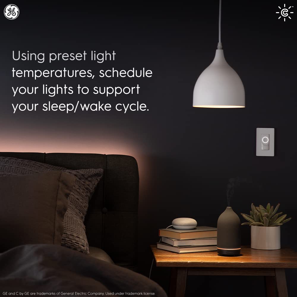 C by GE Full Color Direct Connect LED BR30 Smart Light Bulb (1 Color Changing Light Bulbs), 65W Replacement, Bluetooth/Wi-Fi Light Bulb, Smart Light Bulb Works With Alexa + Google Home without Hub