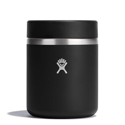 Hydro Flask - Tarro aislado de 28 onzas, color negro