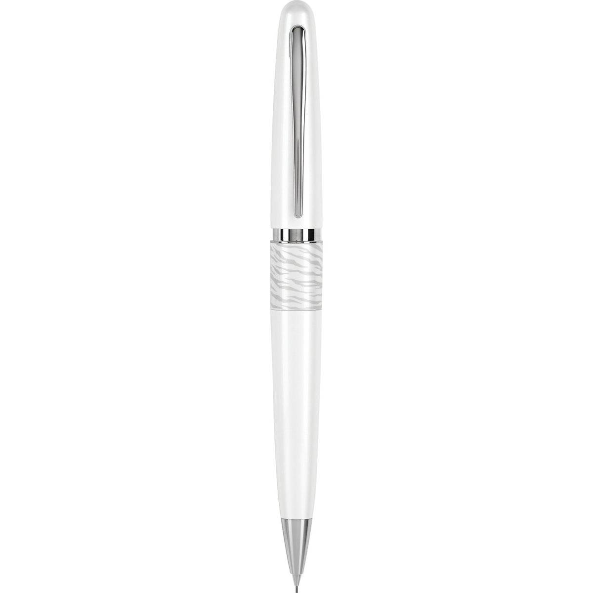 Pilot MR Animal Collection Instrumento de Escritura Barril de Latón - Portaminas - Blanco (White Tiger) - Standard Packaging