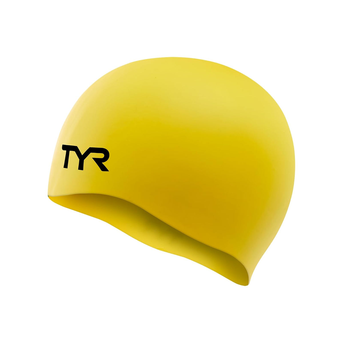 TYR - Gorro de natación Antiarrugas (Silicona) - Gorra TYR - Amarillo