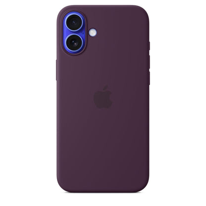 Apple Funda con MagSafe para iPhone 16 Plus, Silicón o Policarbonato - Silicon - Ciruela