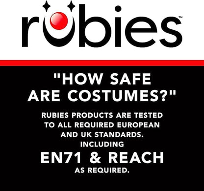 Rubie's Costume Co A Nightmare On Elm Street - Máscara de Freddy Krueger, Rojo -, Talla única