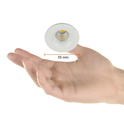 Tecnolite - Lámpara de interior LED para empotrar, 4 W, Luz Cálida Brillante