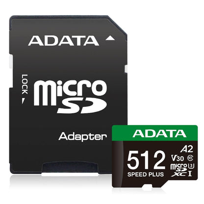 ADATA Micro SD Premier Pro SDXC 128GB V30 UD512GUI3V30A2SP-RA1