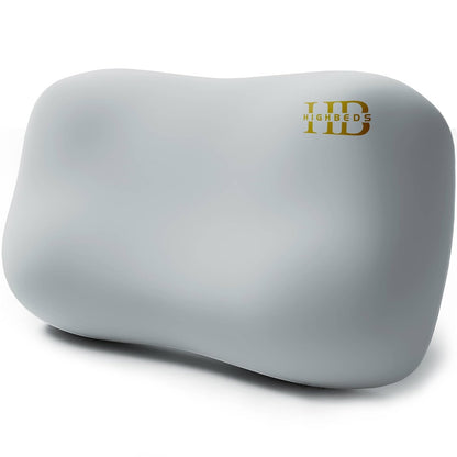 HighBeds Almohada Cervical Ergonómica para Dormir de Lado - Gris