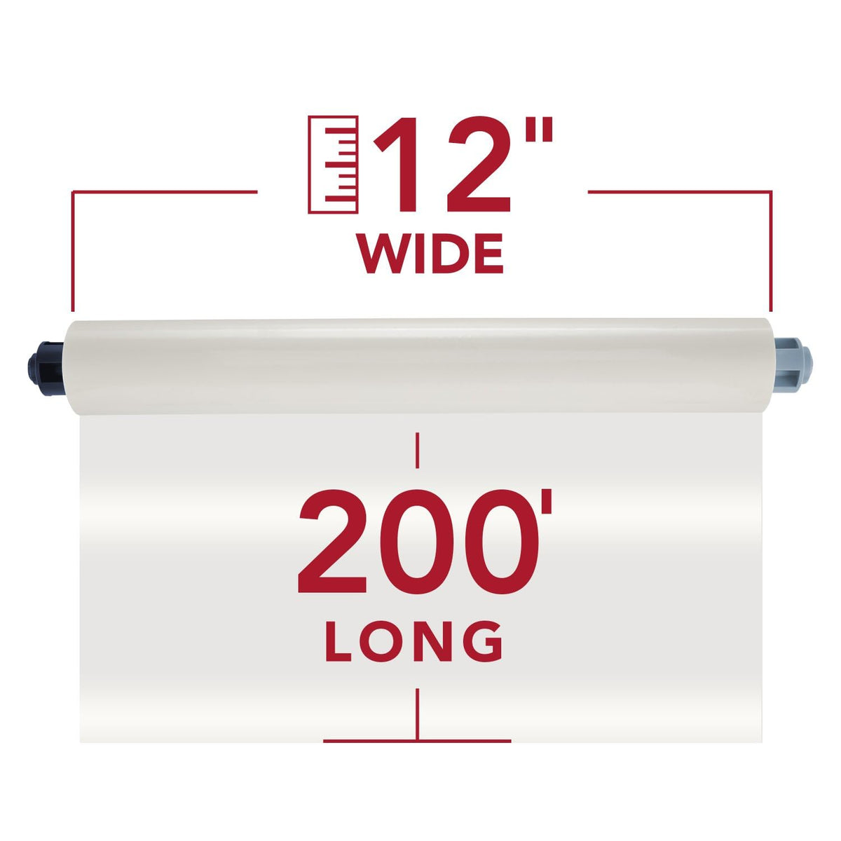 GBC Thermal Laminating Film, Rolls, NAP II, Ultima 35 Ezload, Glossy, 12" x 200', 2 Pack (3125913EZ)