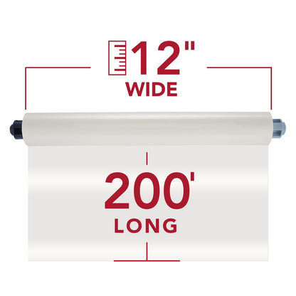 GBC Thermal Laminating Film, Rolls, NAP II, Ultima 35 Ezload, Glossy, 12" x 200', 2 Pack (3125913EZ)