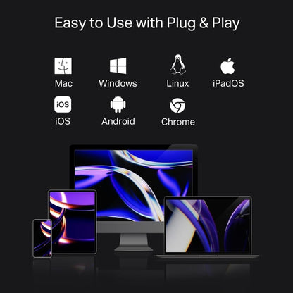 TP-Link UH7021C USB C Hub PD100W, 4K 60Hz HDMI, 1×USB C, 2×USB A, SD y microSD hasta 200MB/s, Plug and Play, Compatible con MacOS, Windows, Linux, iPad OS, iOS, Android