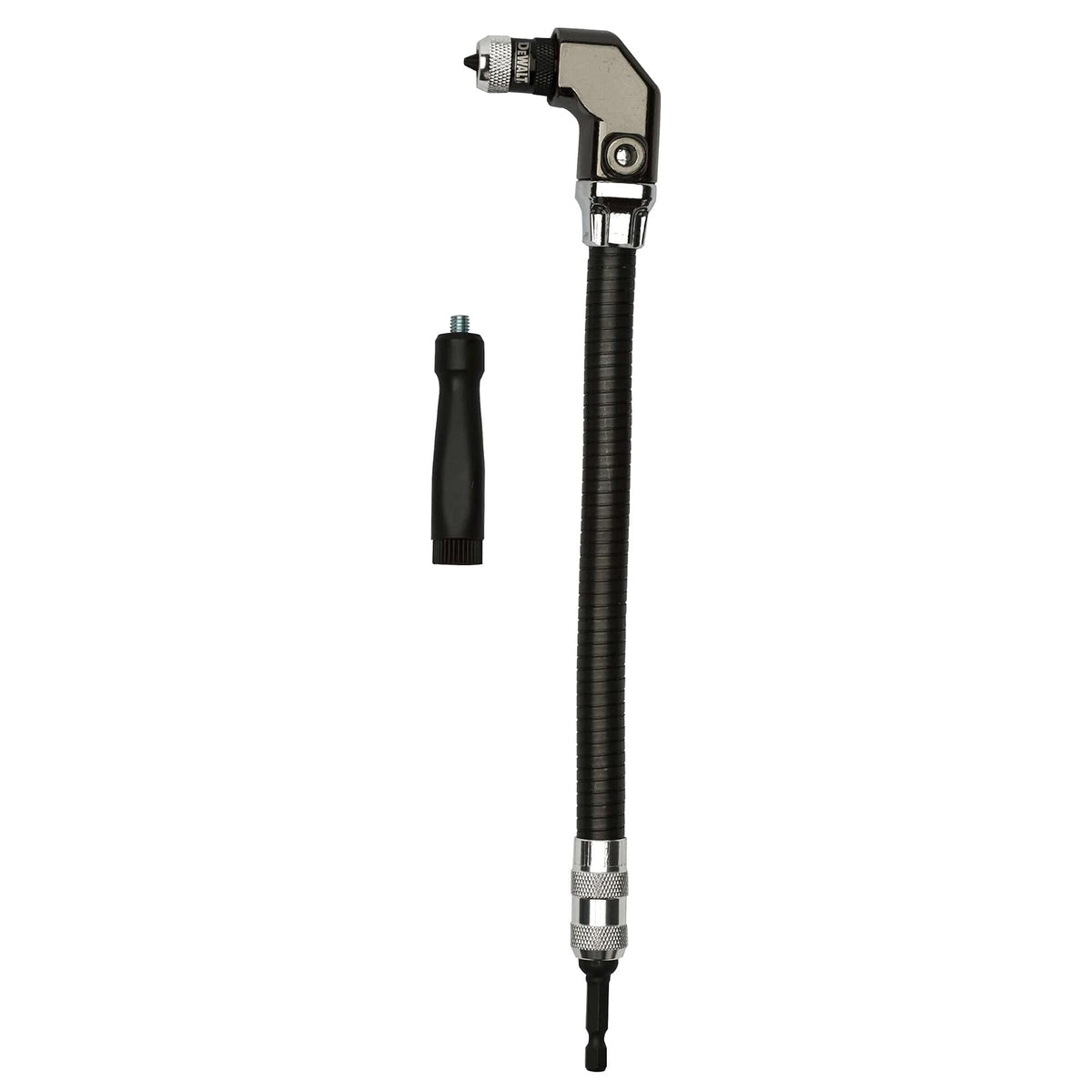 DEWALT Accesorio de ángulo recto, eje flexible, accesorio de taladro, 12 pulgadas (DWARAFS)